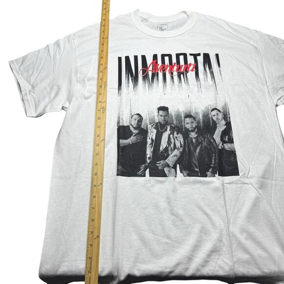 NWOT Aventura Inmortal Tour Tee T Shirt IMMORTAL Adult Size XL New - Picture 5 of 10